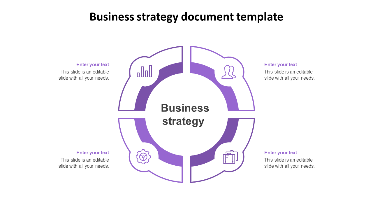 Free - Simple and Stunning Business Strategy Document Template